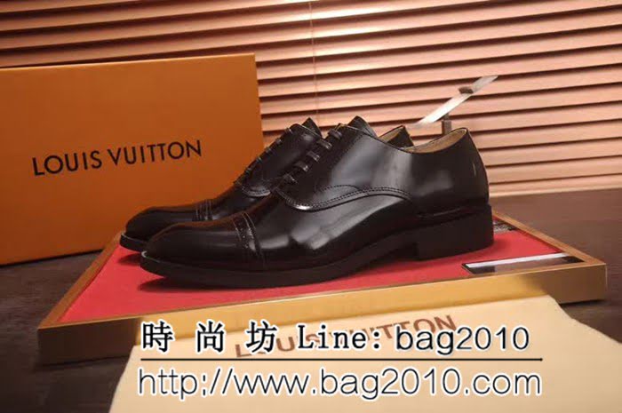 路易威登LV 官網同步小牛皮休閒正裝男士皮鞋 8FX2169